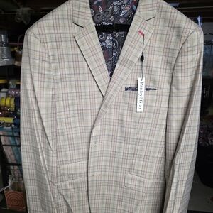 Paisley & Gray Beige Checkered Blazer